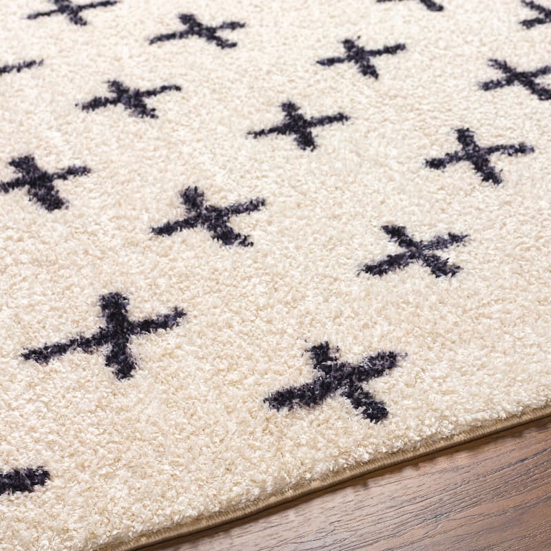 Livabliss Lykke Machine Washable Casual Graphic Area Rug