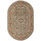preview thumbnail 27 of 29, SAFAVIEH Handmade Heritage Paola Traditional Oriental Wool Rug 5' x 8' Oval - Blue - Oval