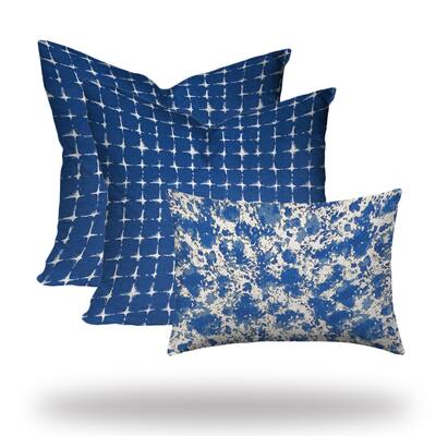 MARINA Collection Indoor/Outdoor Lumbar Pillow Set, Sewn Closed - 20 x 20