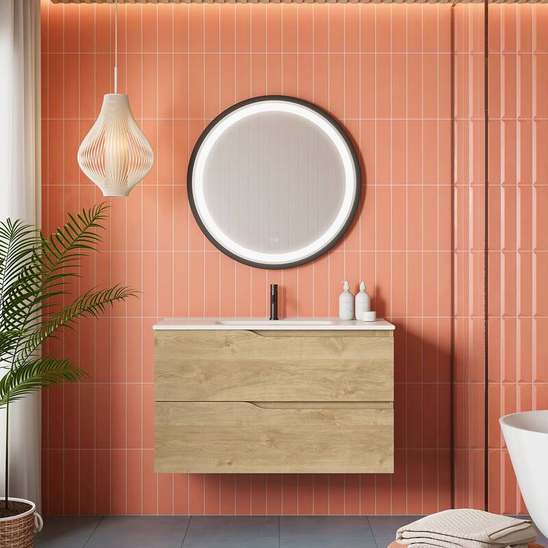 WS Bath Collections Menta C100 Menta 40" Wall Mounted Single Basin