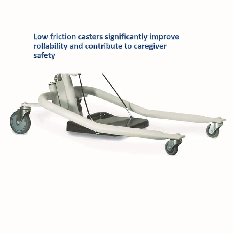 Invacare Sit-to-Stand Patient Lift, Hydraulic Stand Assist Lift Aid for Patient w/ 350lb Capacity
