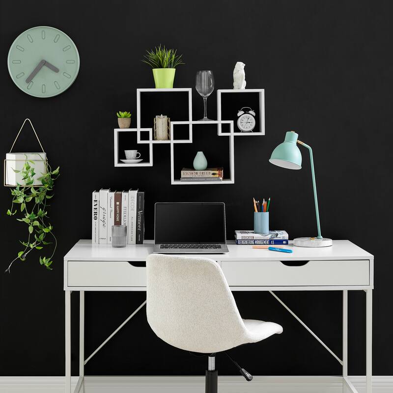 Danya B. Blocchetto Intersecting Cubes Wall Shelf Unit - Horizontal or Vertical