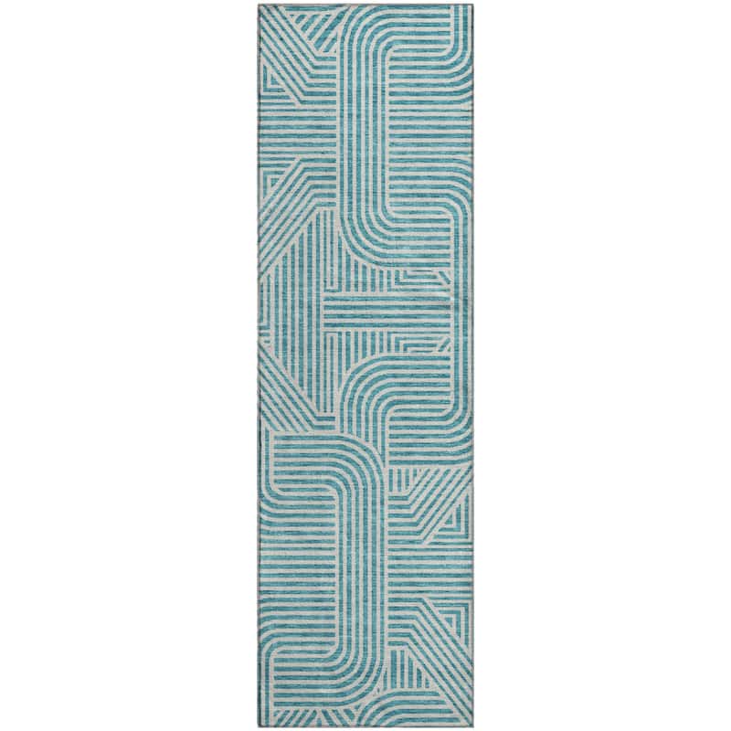 Premium Washable Super Soft Modern Geo Mayfield Rug