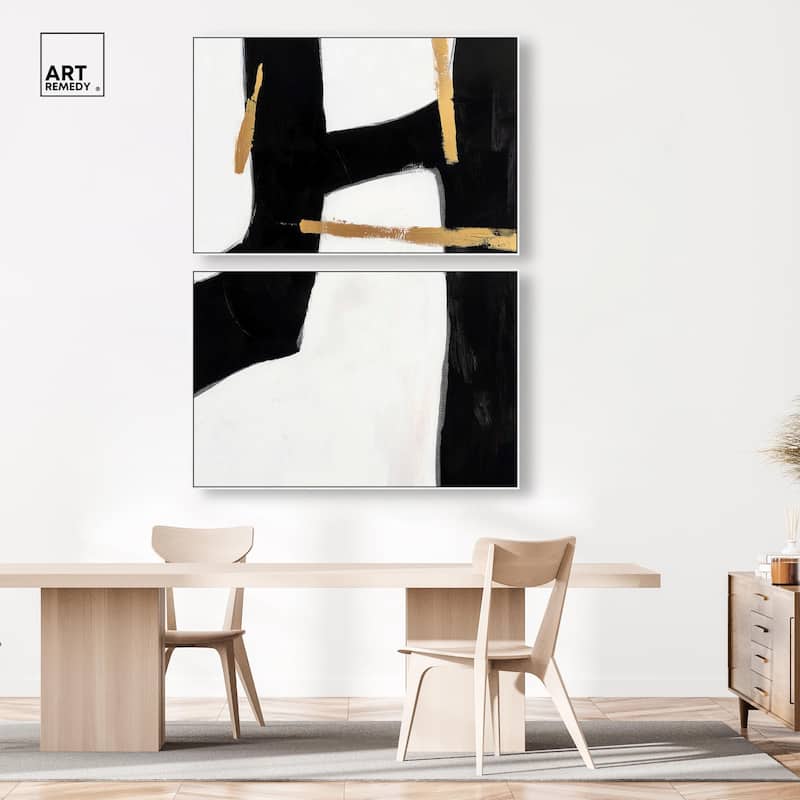 Urban Grid I Canvas Set of 2 by Art Remedy