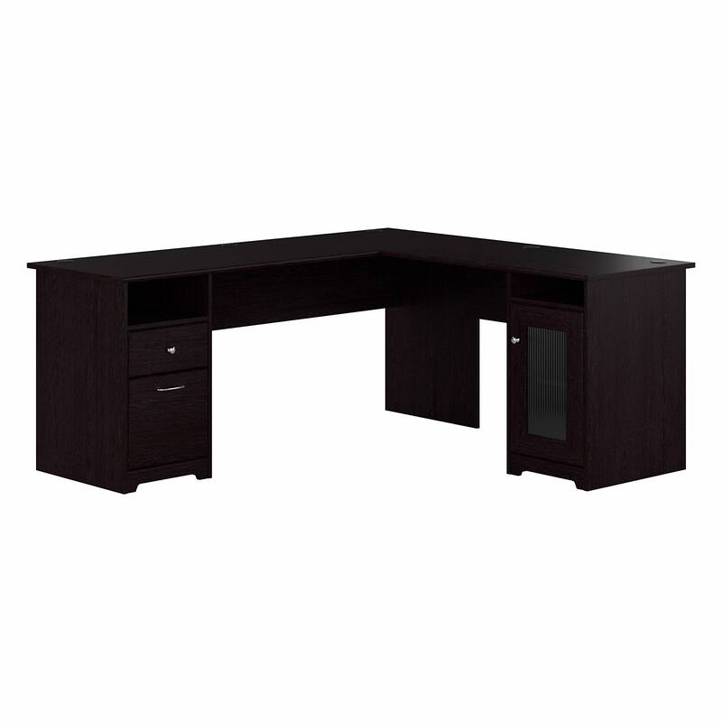 Cabot 72W L Shaped Computer Desk with Storage by Bush Furniture