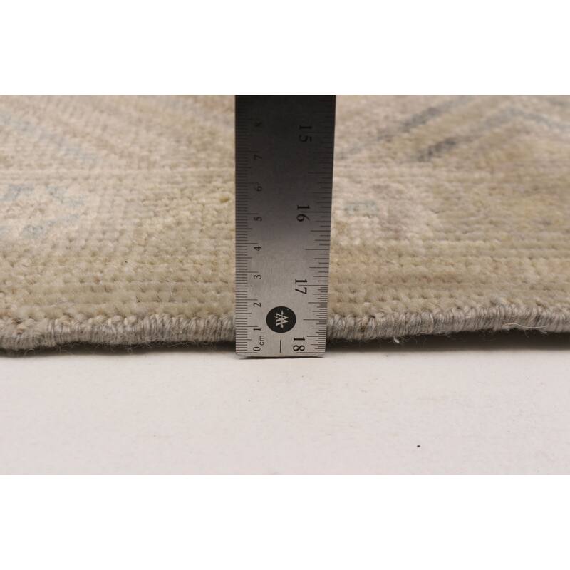 ECARPETGALLERY Hand-knotted Jules Serapi Taupe Wool Rug - 7'10 x 9'11