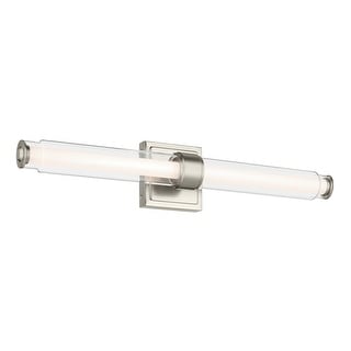 Kichler Lighting Laurene 26.5" Linear Bath Bar Medium LED with Clear Glass in Brushed Nickel