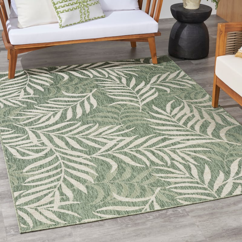 Nourison Garden Oasis Indoor/Outdoor Nature Area Rug
