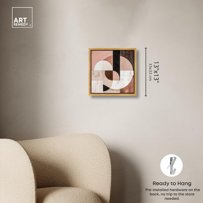 Modern Shapes I Canvas by Art Remedy