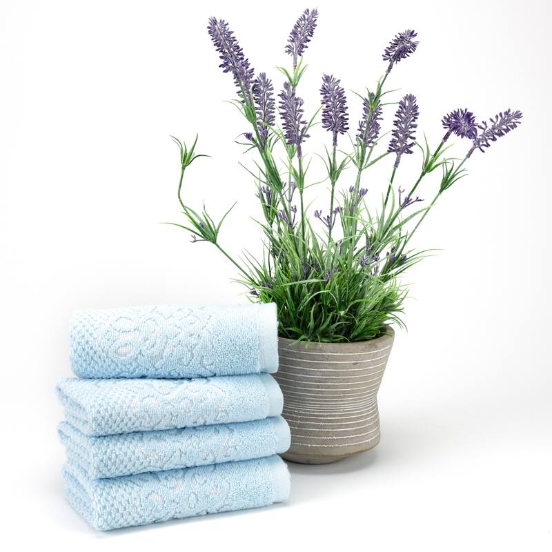 East'N Blue Galata Turkish Cotton Washcloth (Pack of 4)