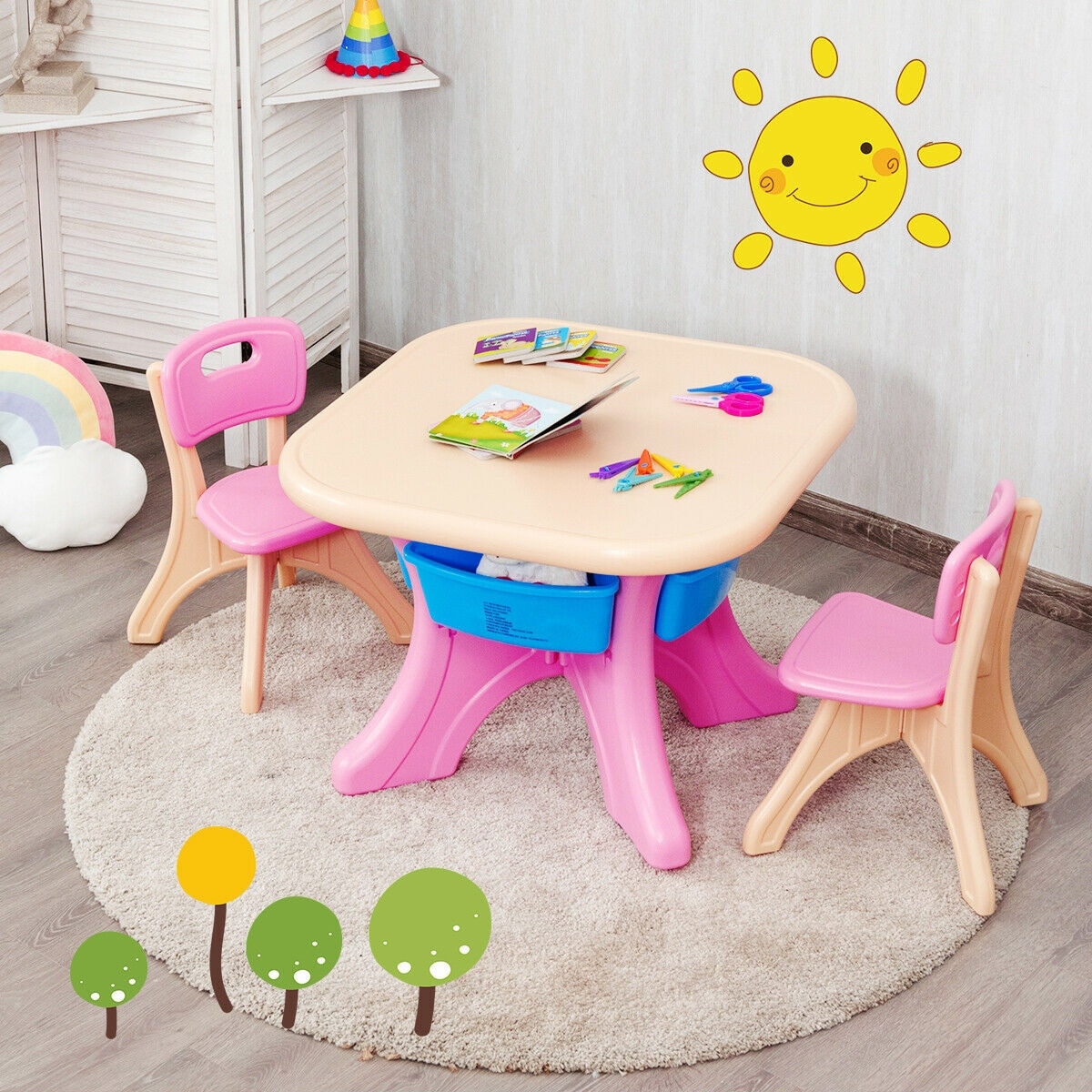 Bed bath and beyond childrens table and chairs outlet