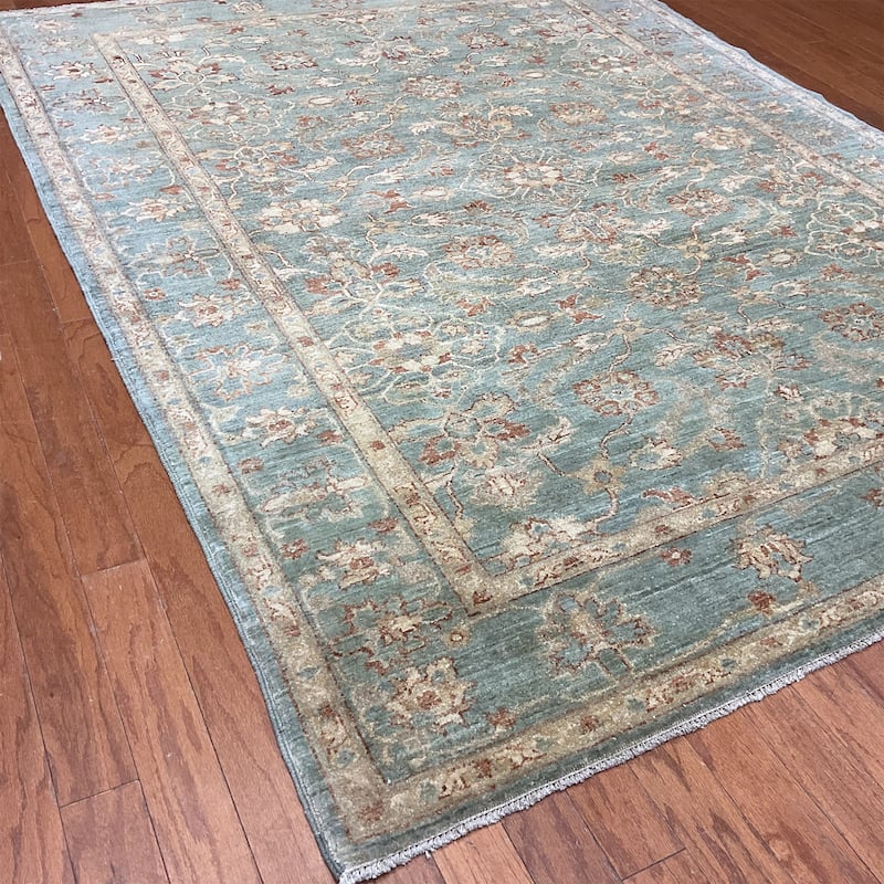 HERAT ORIENTAL Handmade Oushak Wool Rug - 6'1" x 7'9"
