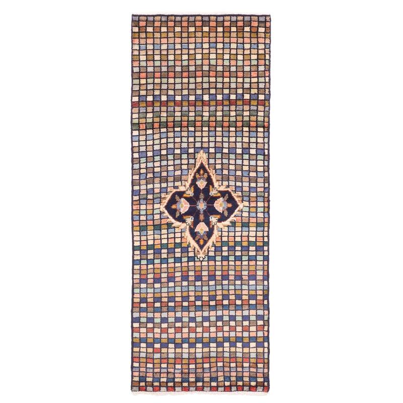 ECARPETGALLERY Hand-knotted Melis Multi Color Wool Rug - 2'1 x 6'0