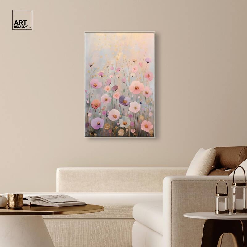 Tiny Blooms II Canvas by Art Remedy