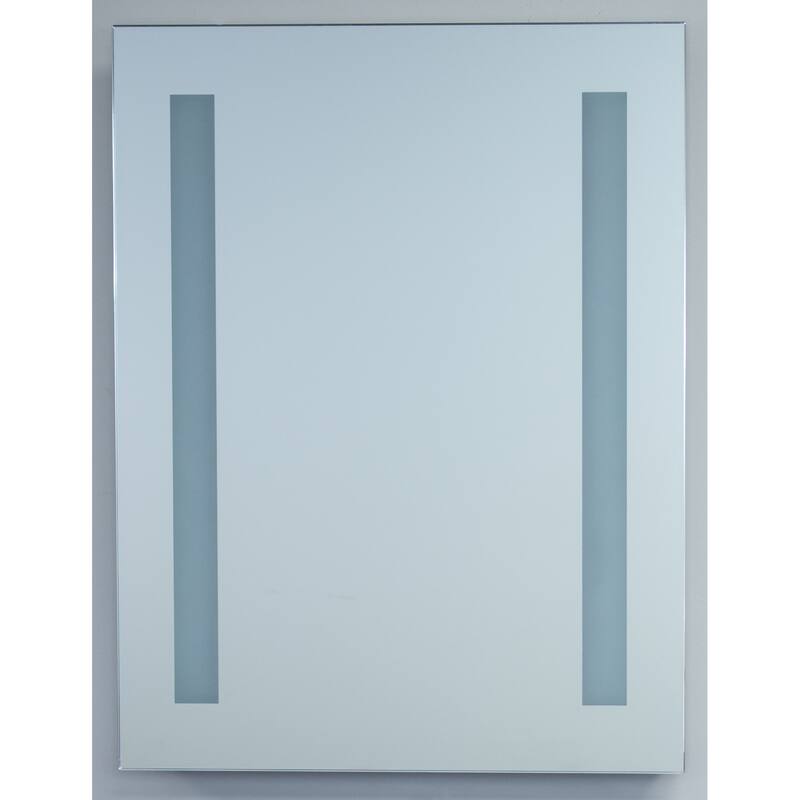 Miseno 24" W x 26" H Rectangular Frameless Wall Mounted Mirror with