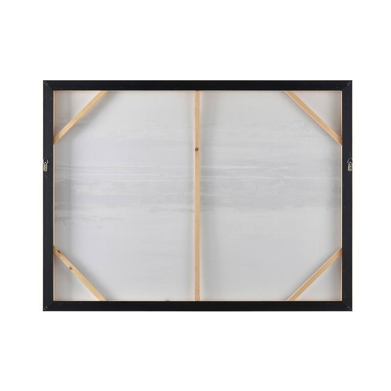 Elk Home Jones Sound Gray Fabric 47.25 Inch Wide Wall Art