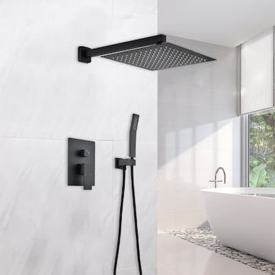 1-Spray Patterns 2.5 GPM with Wall Mounted Dual Shower Heads