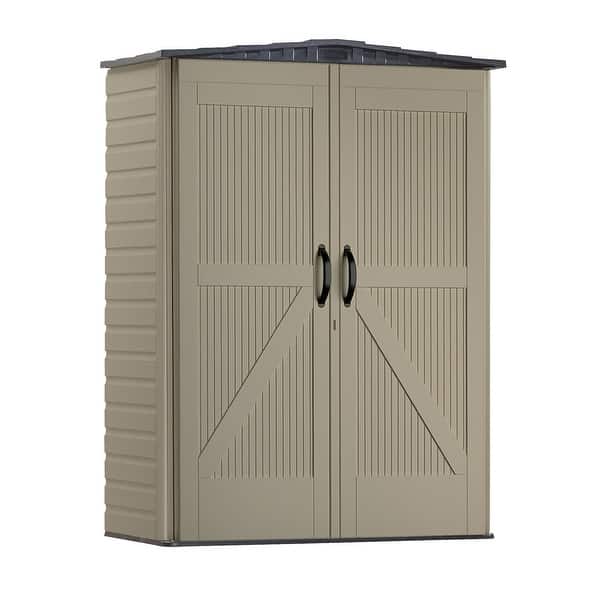 slide 2 of 7, Rubbermaid Roughneck Vertical Storage Shed, Small