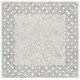 preview thumbnail 9 of 8, SAFAVIEH Handmade Ebony Ulle Modern Wool Rug 6' Square - Grey/Ivory - Square