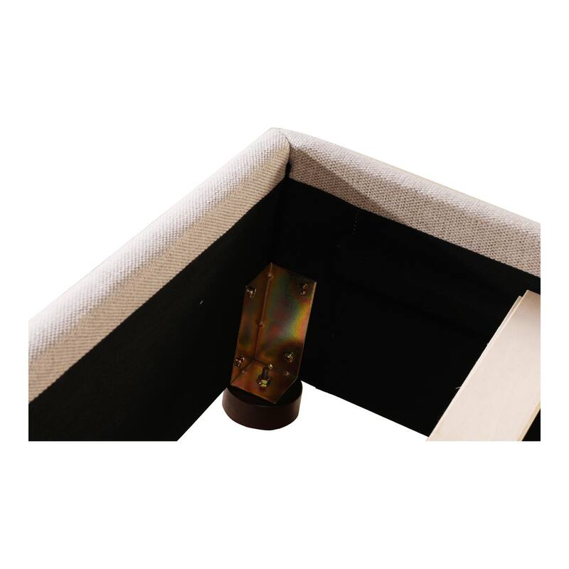 King Bed Modern Design Solid Wood Haven Light Grey Bedroom Furniture