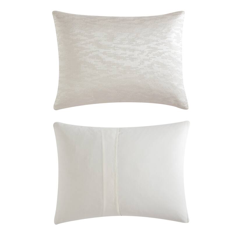 Vera Wang Illusion Porcelain 3 Piece Duvet Cover Set