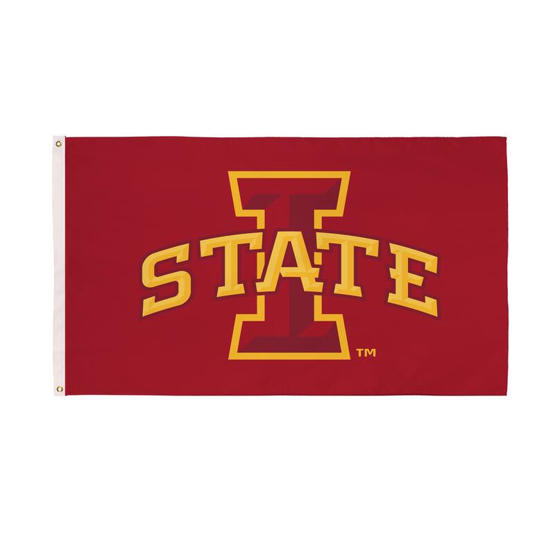 Iowa State University Single Sided Flag w/ 2 Grommets, 3'x5' - Multi