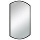 preview thumbnail 4 of 4, Uttermost Shield 38" x 24" Framed Contemporary Vanity Bathroom Mirror