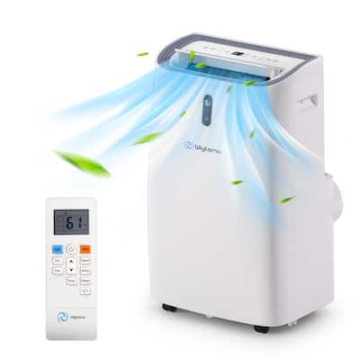 14,000 BTU (9,500 BTU DOE) Portable Air Conditioner Cools 700 sq.ft. with Heater and Dehumidifier, Remote