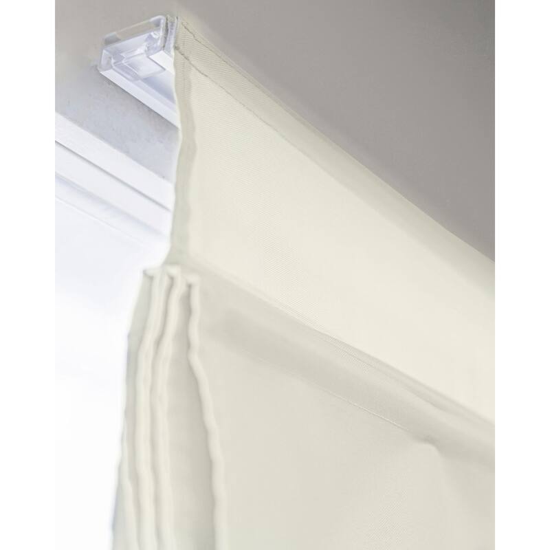 CHICOLOGY Cordless Magnetic Light Filtering Roman Shades