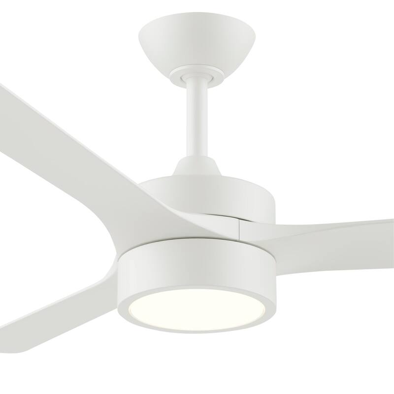 Axion 3-Blade Modern LED Ceiling Fan with Matte Blades