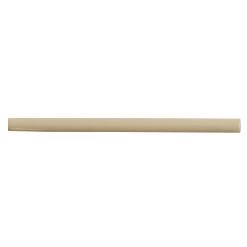 Apollo tile 0.5" x 8" Horizonte Glossy Soft Olive Ceramic Tile (0.27 sq ft/case) - 10 Pack