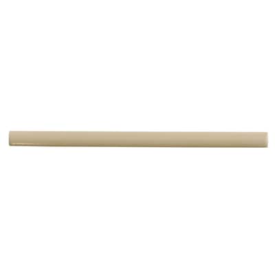 Apollo tile 0.5" x 8" Horizonte Glossy Soft Olive Ceramic Tile (0.27 sq ft/case) - 10 Pack