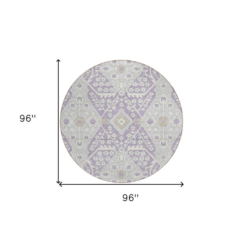 HomeRoots Floral Transitional Rectangle Outdoor Rug