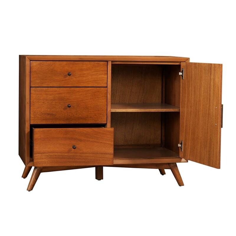 Classy Mahogany Wood Accent Cabinet, Acorn