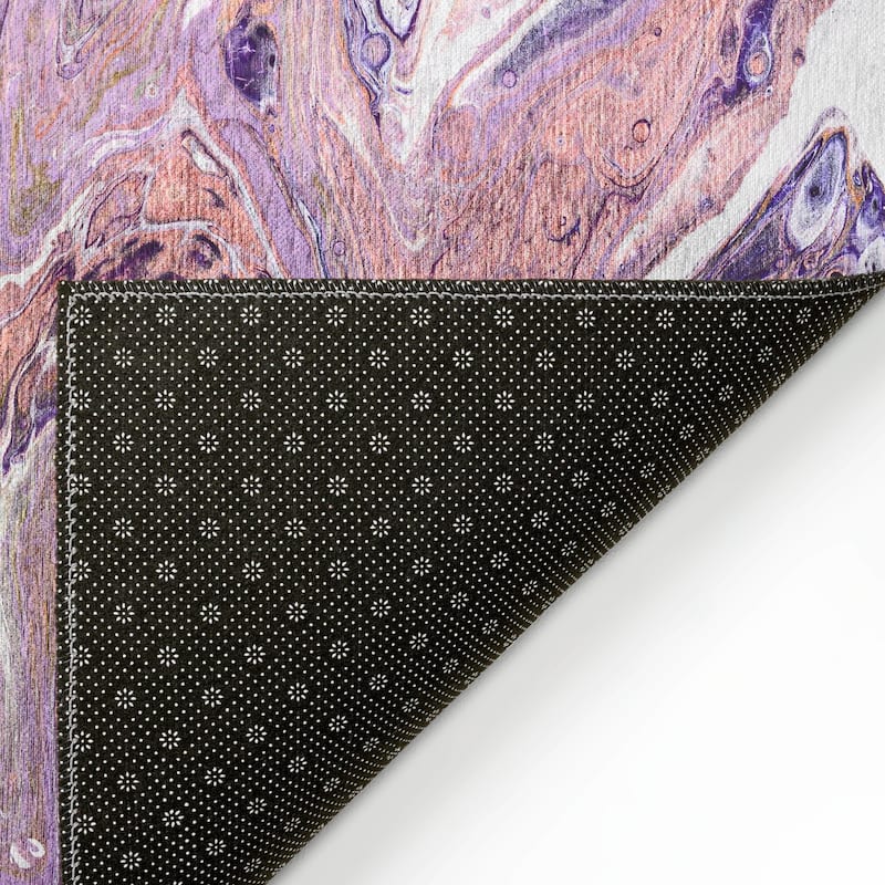 Indoor/ Outdoor Addison Karina Abstract Washable Area Rug