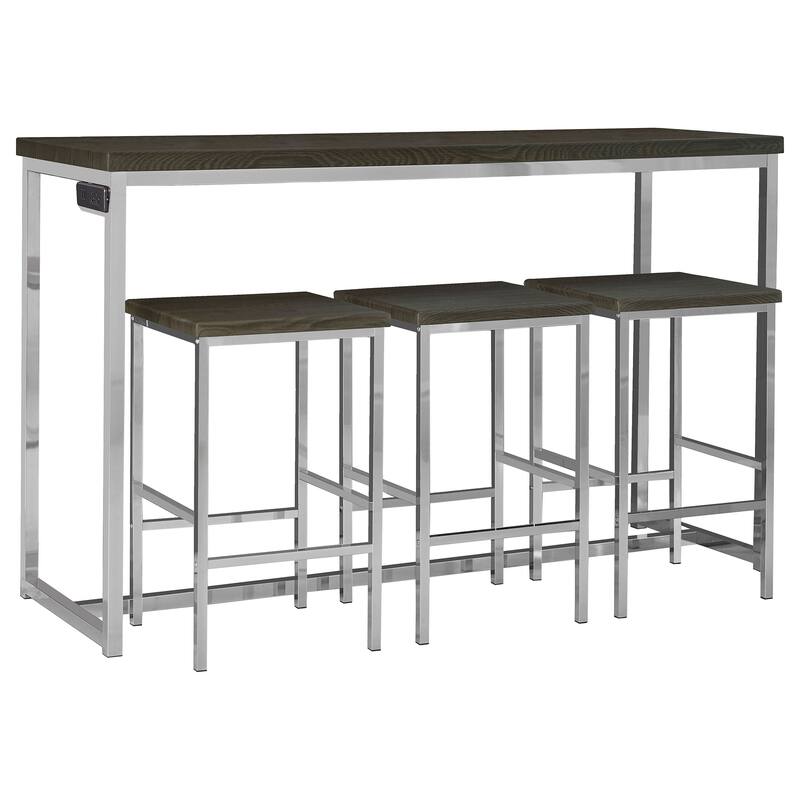 Marmot 4-piece Rectangle Counter Height Table Set