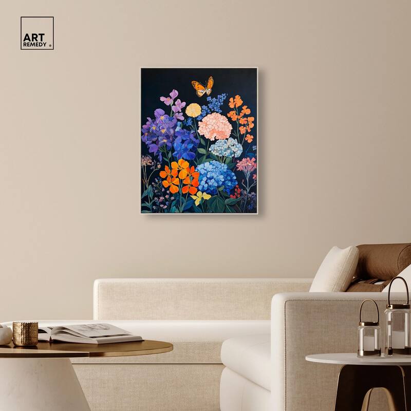 Twilight Blossoms I Canvas by Art Remedy