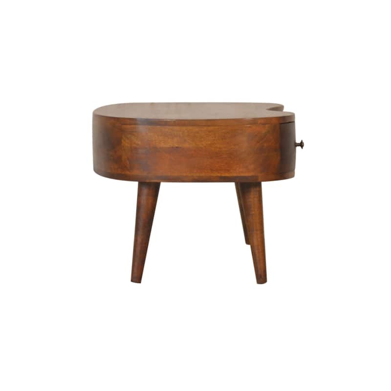 Mid-Century Modern Wood Coffee Table With Strong Legs