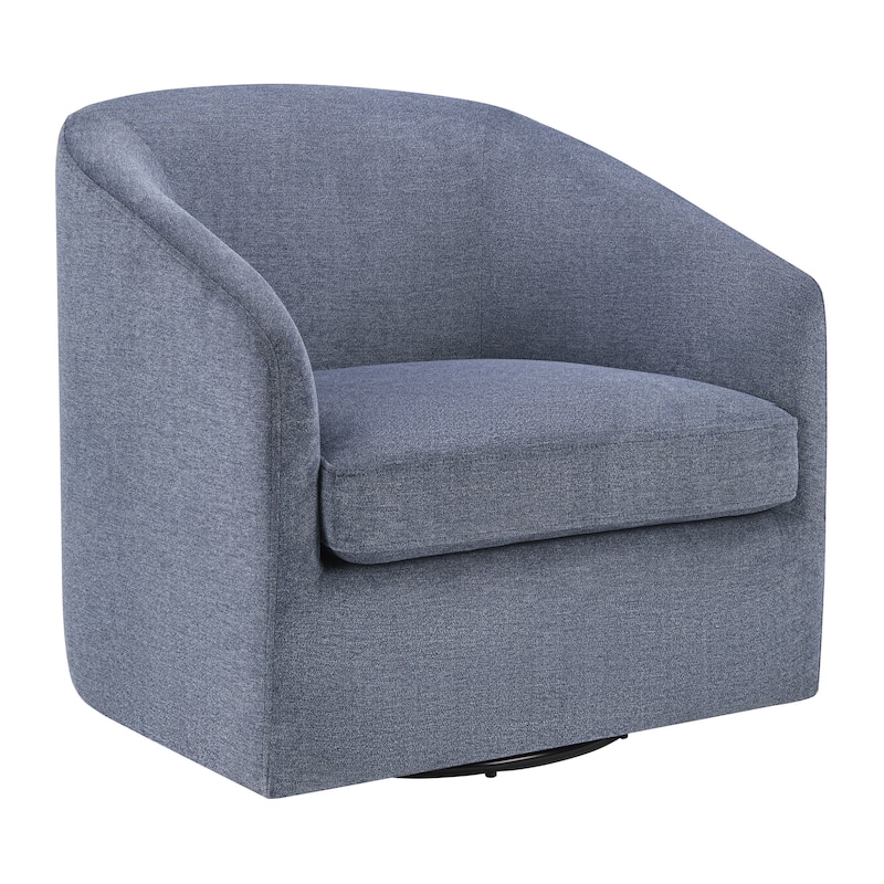 Parker Swivel Tub Chair - Blue