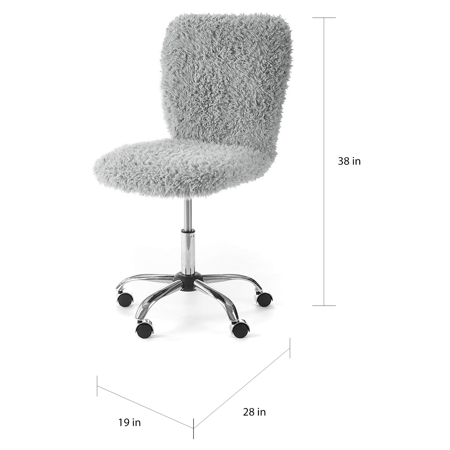 Urban shop faux fur deals task chair