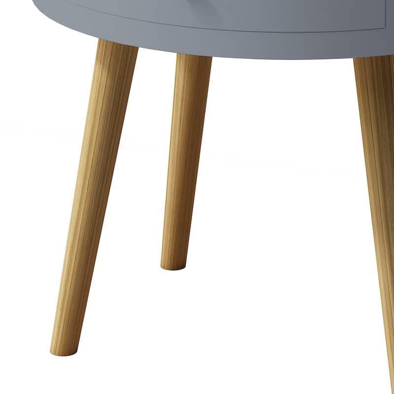 Modern Coffee Table with Drawer, Sofa Side Table