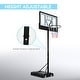 preview thumbnail 12 of 11, Height Adjustable 4.4-10 FT Portable Basketball Hoop with Shatterproof Backboard Indoor & Outdoor Fun