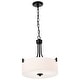 preview thumbnail 5 of 8, Nuvo Lighting 60/8204 Liam 3 Light 16" Wide Pendant