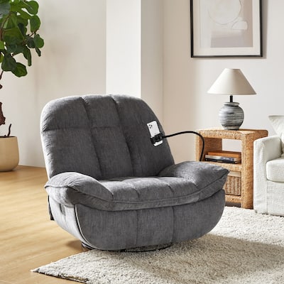 Alina Modern Manual Recliner with A Phone Holder by HULALA HOME
