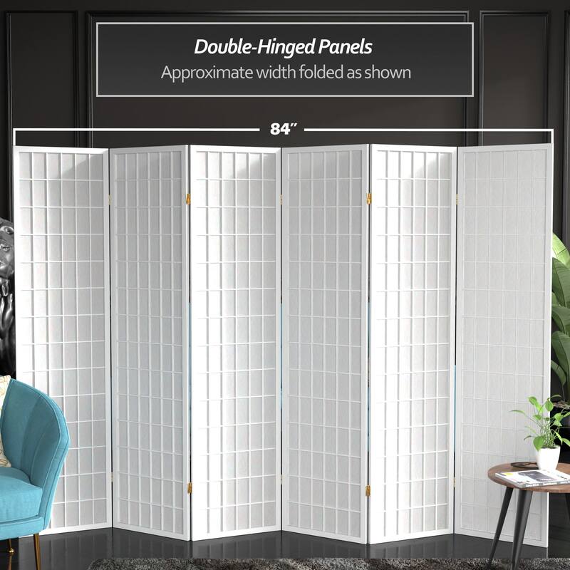 Wood and Rice Paper Windowpane Shoji Screen (China)