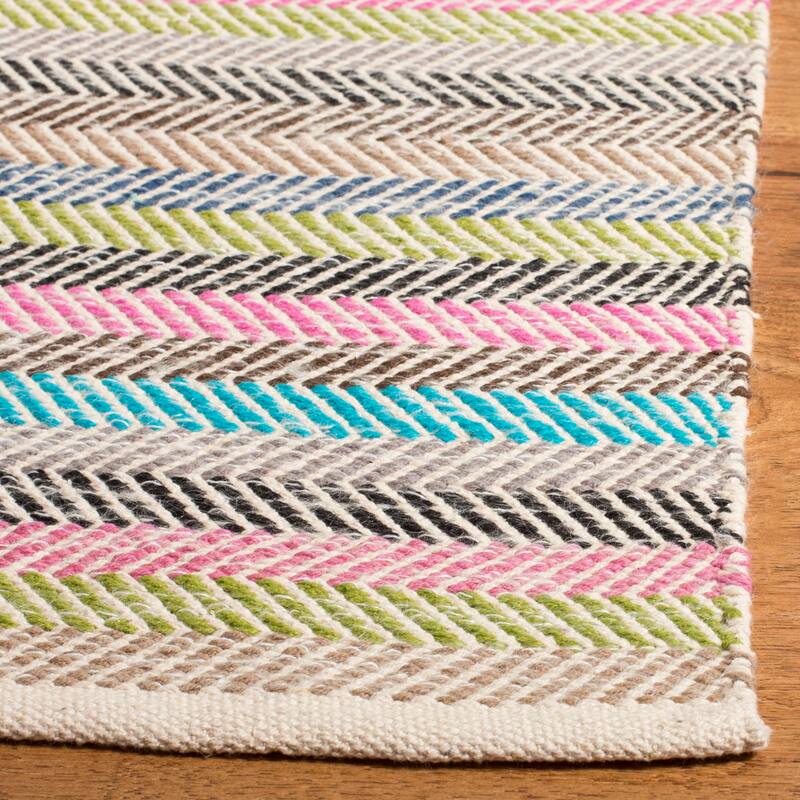 SAFAVIEH Handmade Striped Kilim Jenelle Stripe Wool Rug