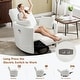 preview thumbnail 29 of 68, HOMYKA Power Rocker Swivel Recliner with USB and Type-C Ports