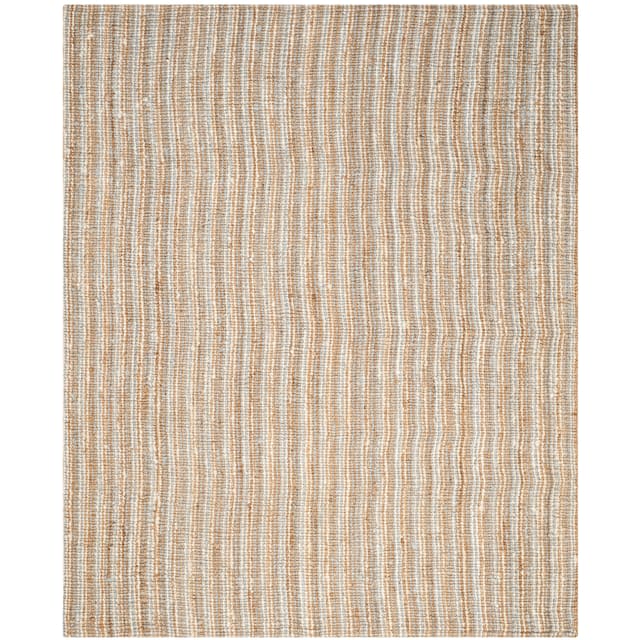 SAFAVIEH Jerneja Handmade Solid Chunky Jute Area Rug - 11' x 15' - Grey/Natural