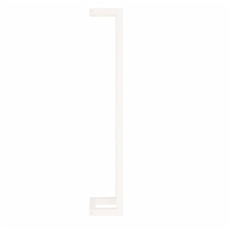 vidaXL Towel Rack White Solid pine wood Wall mounting Towel Rack - 7.1 x 9.1 x 43.3