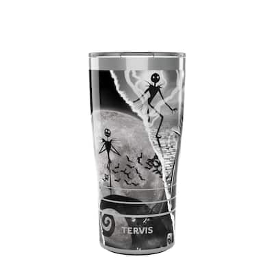 Tervis Traveler Disney Nightmare Before Christmas Torn Collage Triple Walled Insulated Travel Tumbler, Stainless Steel